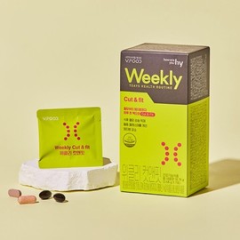 Korea Yakult V-Food Weekly Cut & Fit 2.68g x 7 Packets 7 Packets / 한국야쿠르트 브이푸드 위클리 컷앤핏 2.68g x 7포