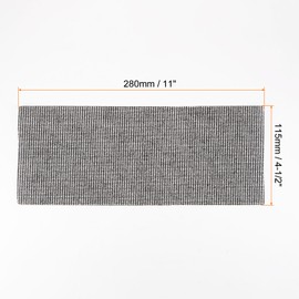 HARFINGTON 30pcs 60 Grits Mesh Sanding Screen Sheets 4-1/2" x 11" Wet or Dry Sandpaper Dust Free Abrasive Pads for Car Wood Drywall Metal Polishing & Grinding