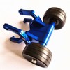 Double Wheel Aluminum Adjustable Wheelie Bar for Traxxas 1/10 E-Revo