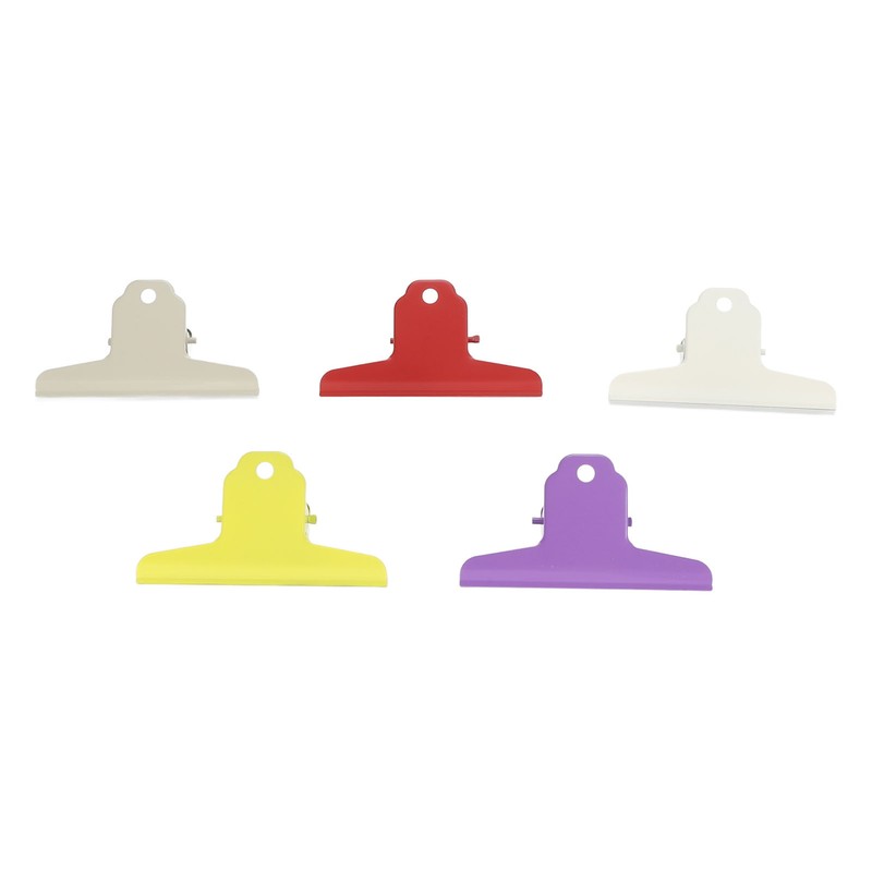 5pcs Colorful Metal Bull Hinge Clips Wall Hanging Heavy Duty