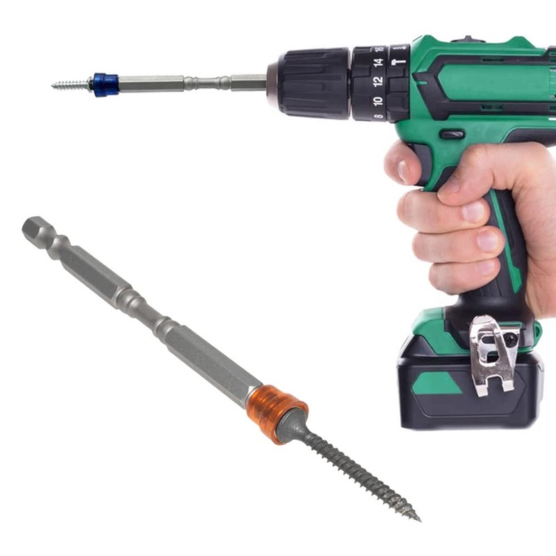 Saipe 5pcs Magnetic PH2 Phillips Cross Head Screwdriver Bit 1/4