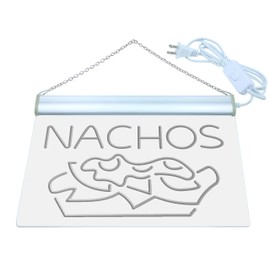 ADV PRO i314-b NACHOS Mexican Food Open Bar Pub Neon Light Sign Bar Light Neon Light Advertising