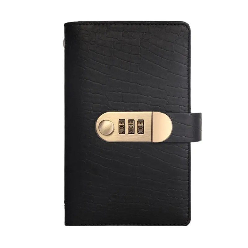 Combination Lock Cash Organizer for Budgeting – 100-Page Capacity with
