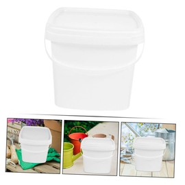 CIYODO Bucket Handle Lid Reusable Water Bucket Portable Container Home Camping Cleaning