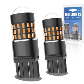 3157 LED Front Turn Signal Bulb for Toyota Camry (2000 2001 2002 2003 2004 2005 2006 2007 2008 2009), Amber Yellow 4000LM, 300% Brighter, 3357 3457 4157 Bulb Replacement, Plug and Play, Pack of 2