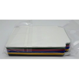 docsmagic.de 25 Trading Card Deck Divider Black Blue Green Red White Yellow - MTG PKM YGO