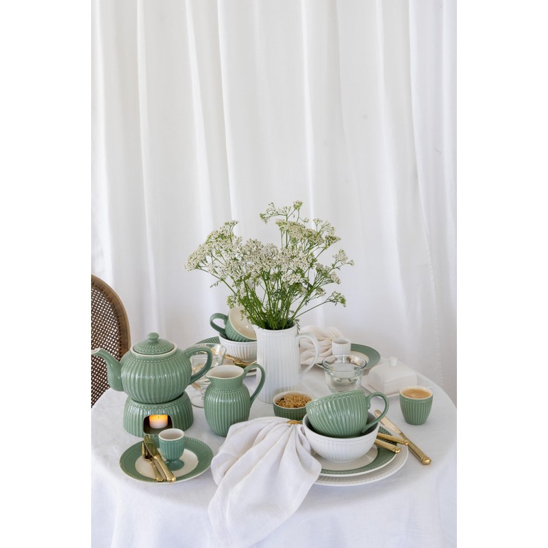 Alice Dusty Green Dinner Plate