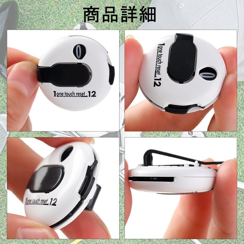 DONGFANGB Golf Score Counter Set of 3 Mini Golf Shot