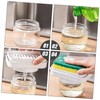 ORFOFE Automatic Liquid Doser Dish Soap Pump Sponge Holder Kitchen