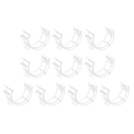 HARFINGTON 20pcs Sewing Bobbin Holder Small Bobbin Clips Plastic Bobbin Clamps Sewing Tool Accessory Prevent Thread Tails from Unwinding, White