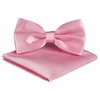 BomGuard Men's Cummerbund with Bow Tie and Pocket Square for