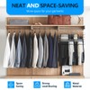 Pants Hangers 3 Pieces,5 Tier Closet Organizers and Storage Clothes