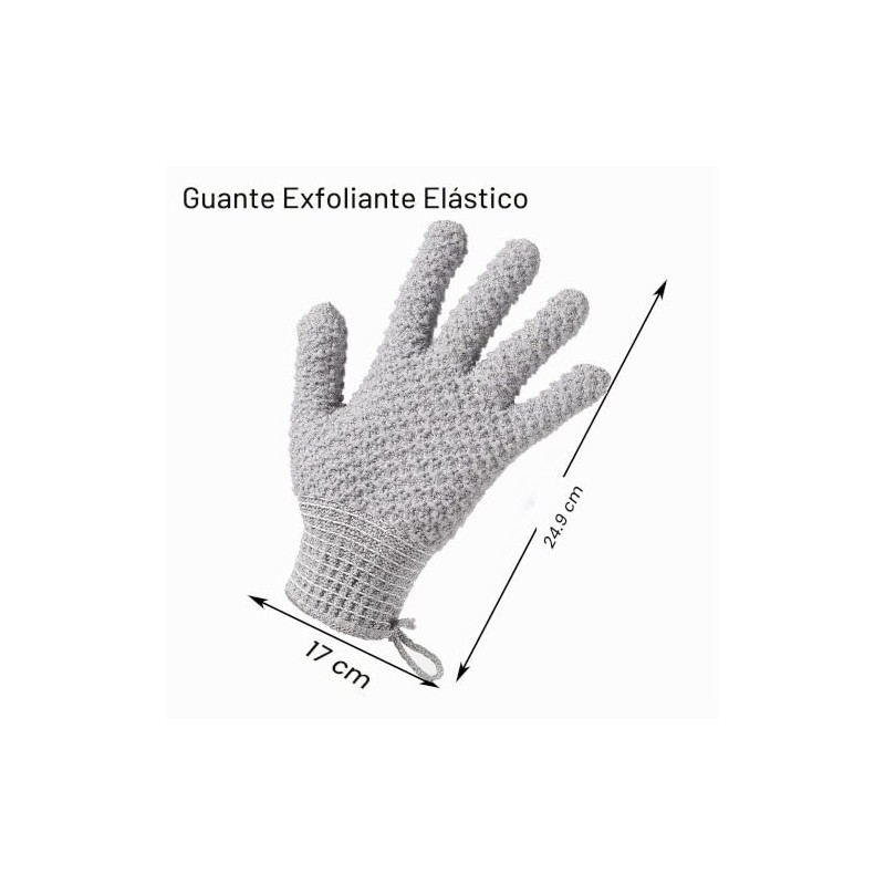 Bath Exfoliating Gloves Scrub - 4 pcs Lengthened and Large