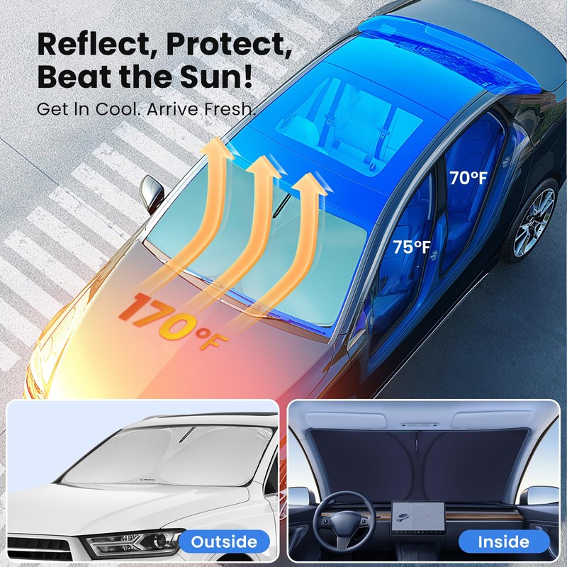 Windshield Sunshade for Toyota Highlander L LE XLE Limited Platinum