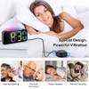 UPOWA Extra Loud Alarm Clock with Bed Shaker for Heavy