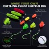 Goture Catfish Rig Making Kit,274pcs Catfishing Tackle with Luminous Fishing