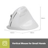 DeLUX Wireless Small Ergonomic Mouse, Silent BT Vertical Mouse, 6