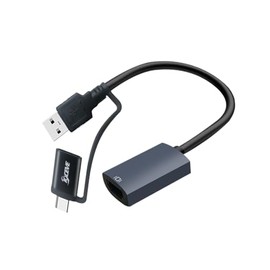 USB to HDMI Adapter, 1080P@60Hz USB-A 3.0 Male to HDMI Female Converter Suitable for Windows XP/7/8/10/11 - BIOS Interface Cannot be Used, Only Support 11th-Generation Or Above Processor