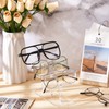 Ripeng 8 Pcs 3 Tier Acrylic Eyeglasses Sunglasses Rack Clear