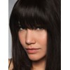 Hairdo Clip-In Human Hair Fringe Bangs Color R1HH Black -