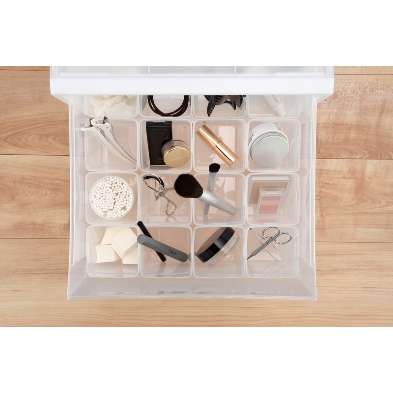 Shoe Organizing Cup, Clear, M Size (2.9 x 2.9 x