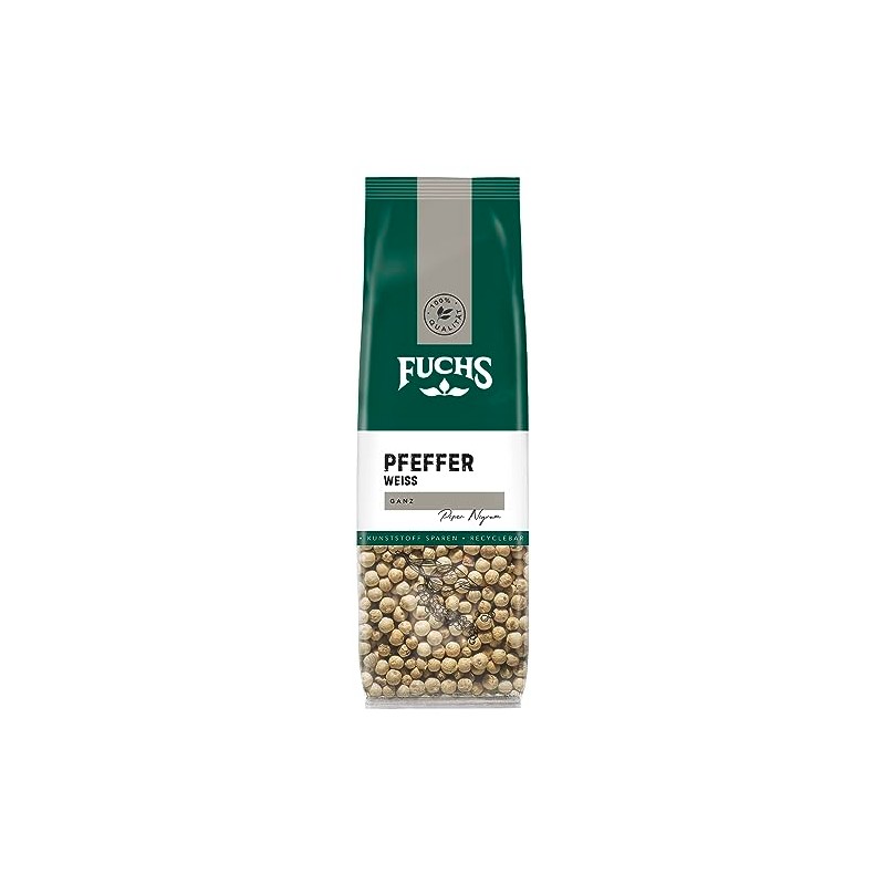 Fuchs Spices - Pepper White in Recyclable Refill Bag -