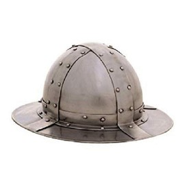 Tezas Medieval Ancient 18 Gauge Kettle Hat Helmet