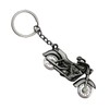 ZIMISI Metal Motorcycle Keychain, 3D Alloy Key Ring Charm, Cool