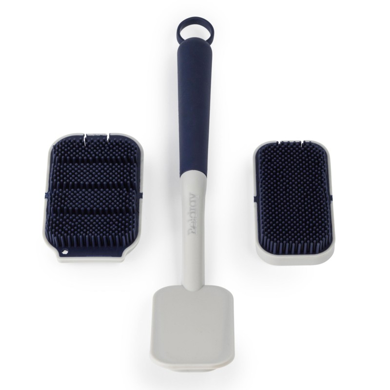Beldray Deep Dish Handheld Washing Up Brush, Soft Rubber Bristles