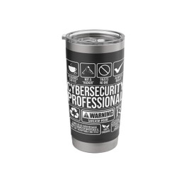 Cybersecurity Professional - Hacker Certified Tech Security Stainless Steel Insulated Tumbler