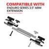 Tackform 4.5" Aluminum Arm with Dual 20mm Ball & Socket