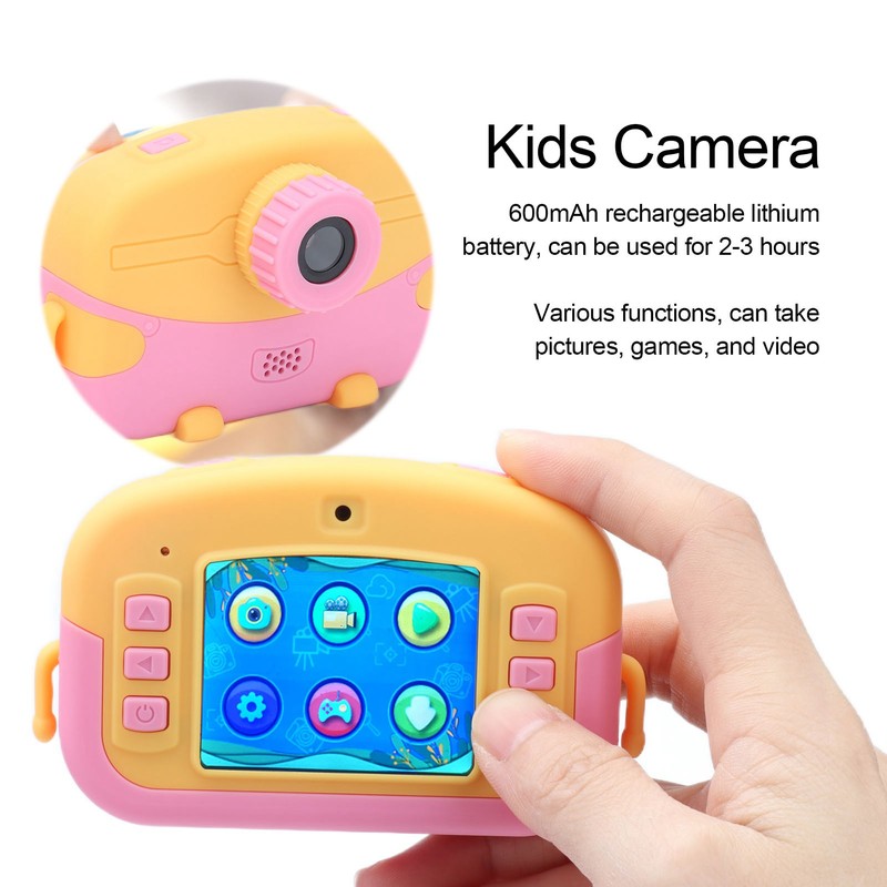 Kids Camera 2 to 3 Hours Battery Life USB Charging