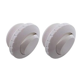 ATIE Pool Spa Slotted Opening Hydrostream Return Jet Fitting with 1-1/2" Inch MIP Thread Replace Hayward SP1419A (2 Pack)