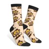 AOYEGO Cartoon Monkey Funny Socks Cute Animal Wildlife Monkeys and