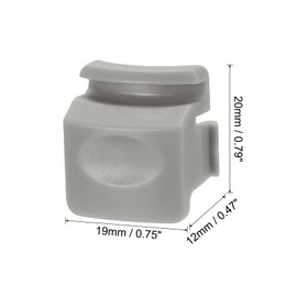 QUARKZMAN Replacement Button for 24oz 32oz Bottle Non-Bpa Water Bottle Lid Mouth Top Cap Pressure Switch Parts for 19/24/25/32/40oz Stainless Steel Bottle Accessories Grey Pack of 2