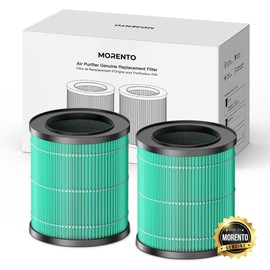 MORENTO 2 Pack MR2566 Genuine Air Purifier Replacement Filter for MR2566 Air Purifier, Pet Dander Version