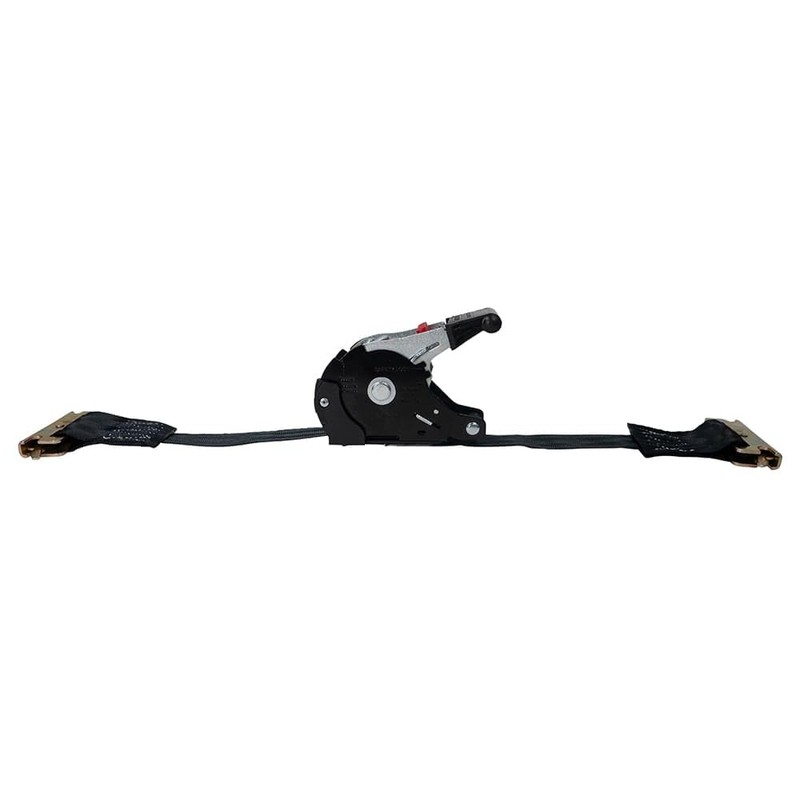 Mytee Products 1'' x 12' Retractable Ratchet Straps for E-Track