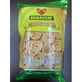 MEENAKSHI OVERSEAS LLC Spicy Round Murukku by Idhayam 340 GMS / 12 OZ