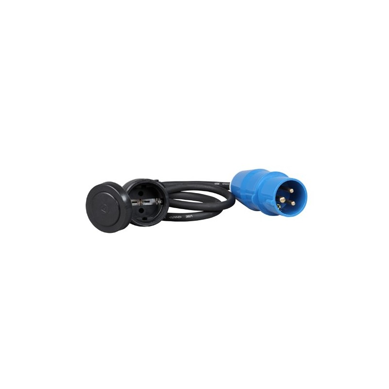 Kopp 147501004 Caravan Adaptor Cable CEE Plug 3-Pin Earthing Contact