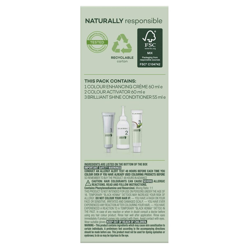 Clairol Natural Instincts Semi-Permanant Hair Colour, 8a Medium Cool Blonde,