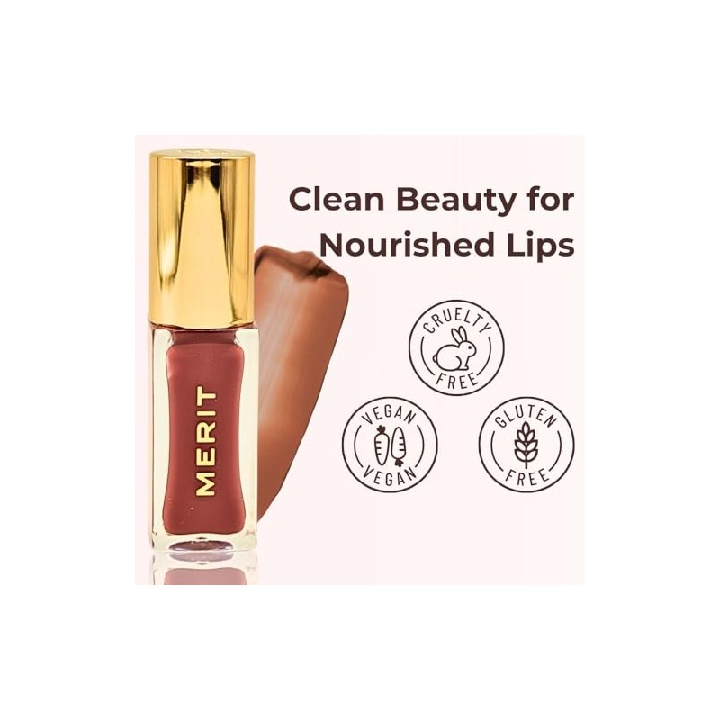 Merit Aceite labial con color Shade Slick Classics - Pink