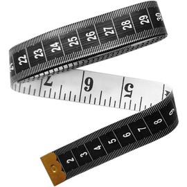 A1SONIC® 2 Sided Tape Measure Suitable for Measuring Body,Sewing Tape,150 cm,60 inches (Black & White)