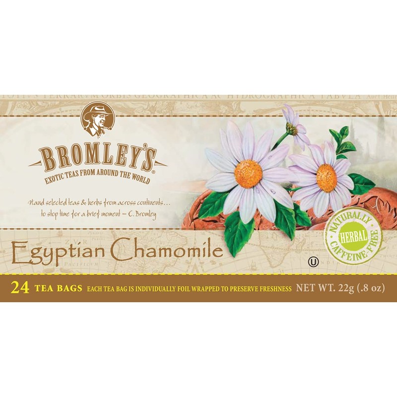 Bromley's Egyptian Chamomile Exotic Tea, 24 Count