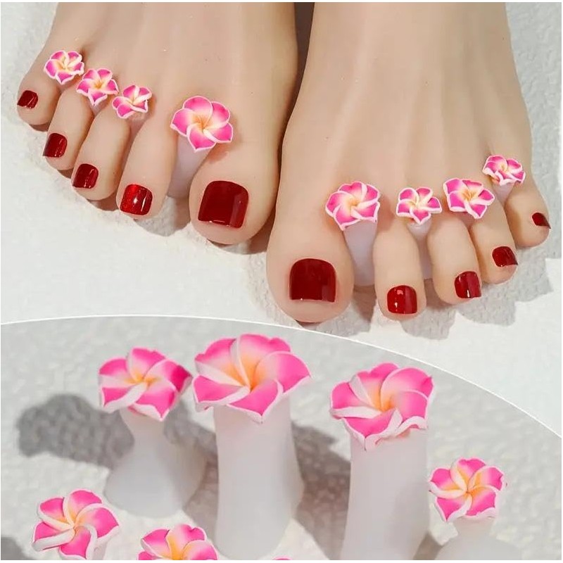 16pcs Toe Separators for Nail Polish, Toe Spacers for Feet