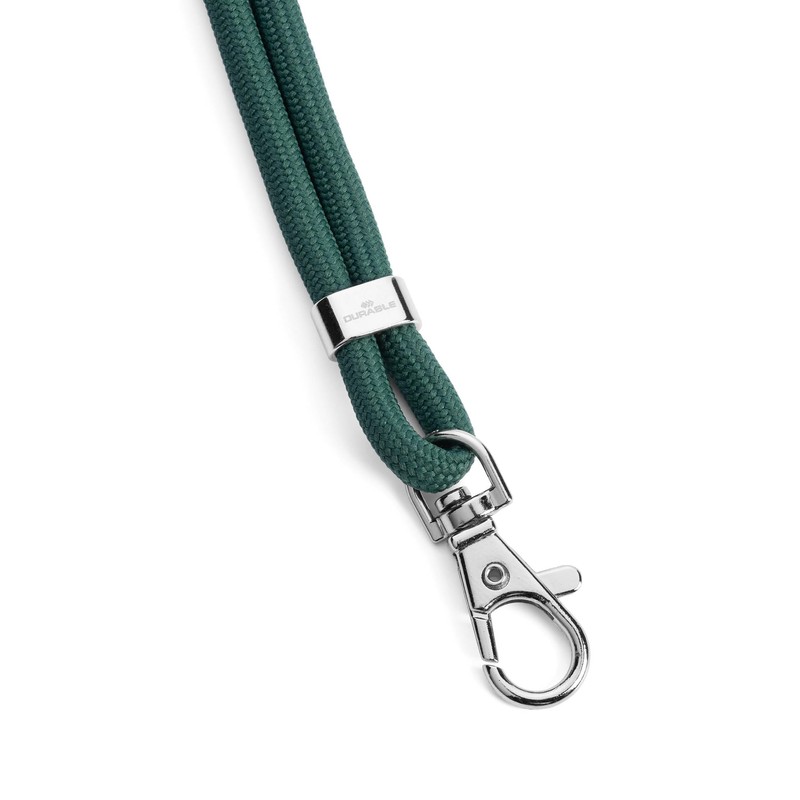 Durable 824105 Recycled RPET Lanyard with Carabiner, Strap Length 46
