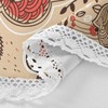 JUMBEAR Floral Round Tablecloth Polyester Circular Table Cloth Beautiful Water