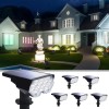 POLIGHTY 6 Pack Solar Powered Outdoor Spot Lights Outside Waterproof