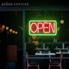 Tekstap Open Sign, 12V Neon Open Signs for Business Window,