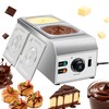 1000W Electric Chocolate Tempering Machine, Commercial Chocolate Melter with 2