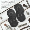 4-Pack Pocket Palm Combs – Versatile Shampoo and Massage Hair